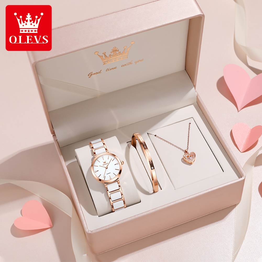 Analog Quartz Watch - OLEVS женские часы 5877, роскошные элегантные