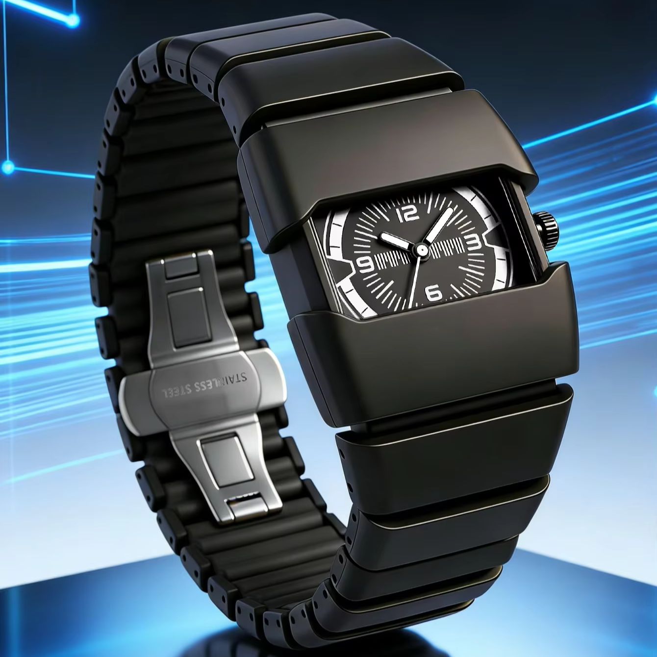 Analog Quartz Watch - Мужские цифровые часы TOMI Fashion, повседневные