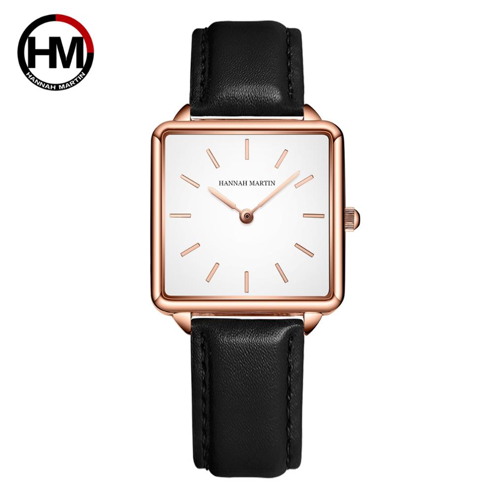 Minimalist Thin Watch - Ремешок из натуральной кожи японский кварцевый