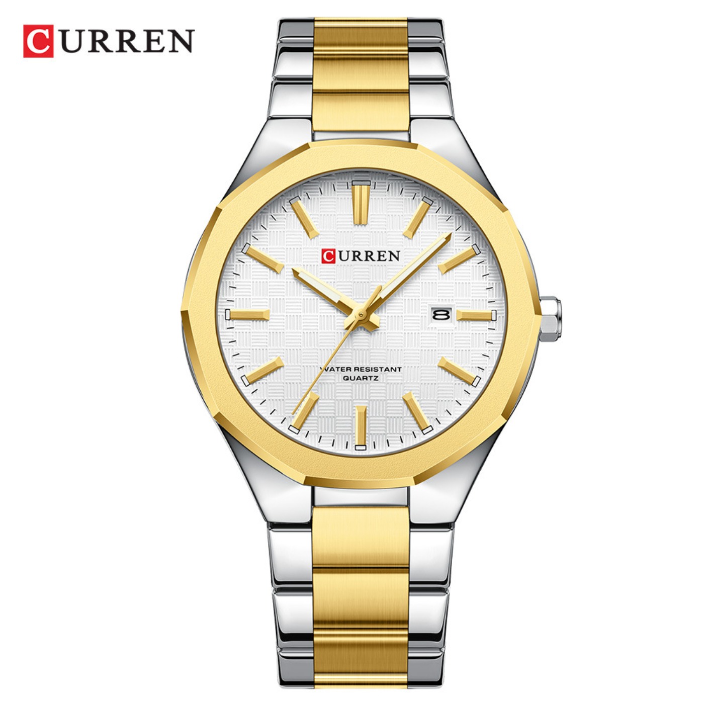 Analog Quartz Watch - Мужские часы CURREN с простым черным