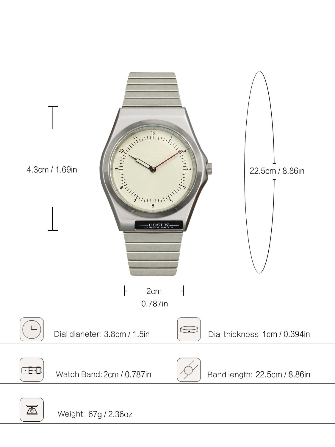 Минималистичные, персонализиро – обзор и цена Analog Quartz Watch
