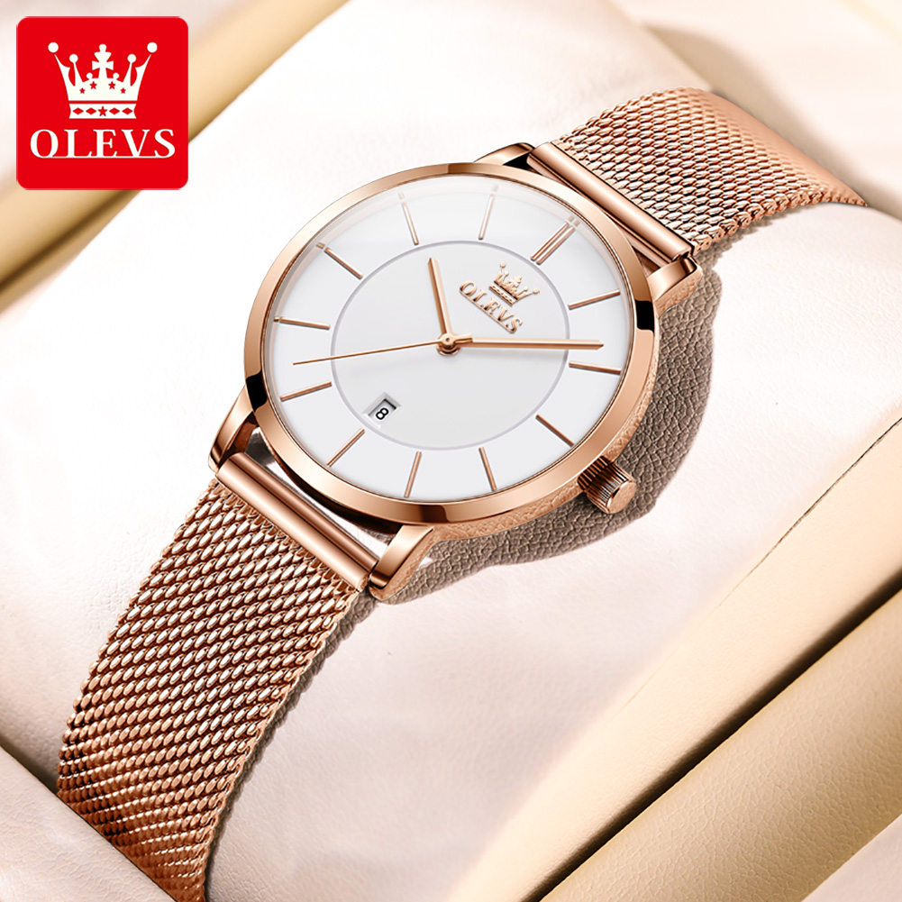 OLEVS женские часы 5869, элега – обзор и цена Analog Quartz Watch