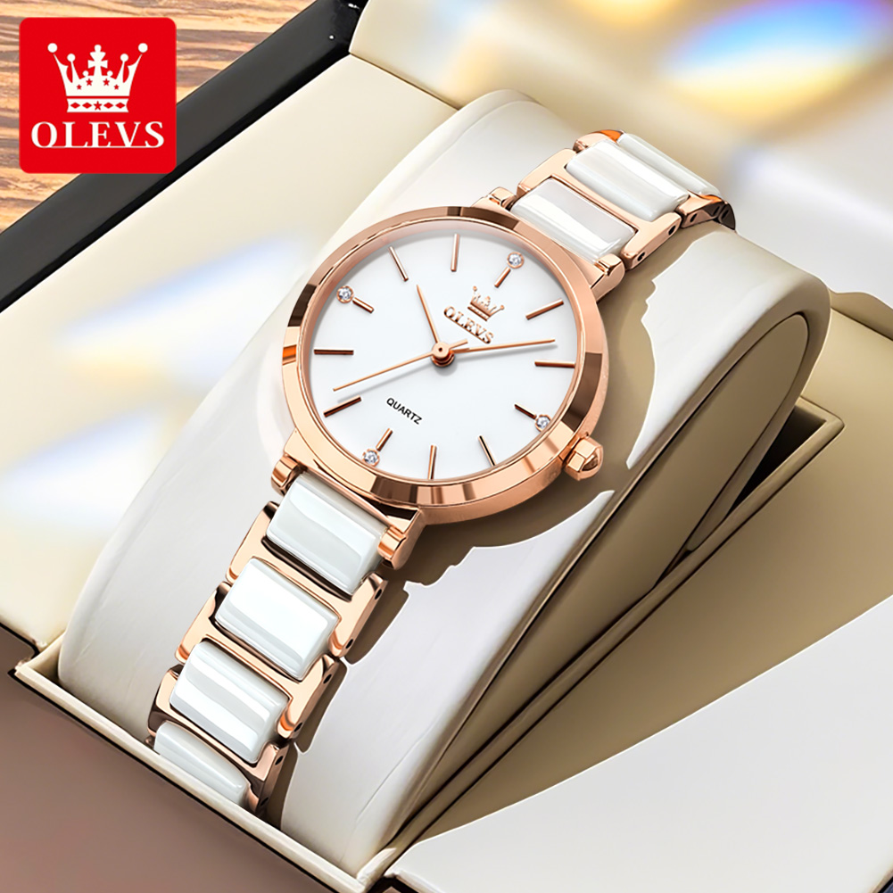 OLEVS женские часы 5877, роско – обзор и цена Analog Quartz Watch