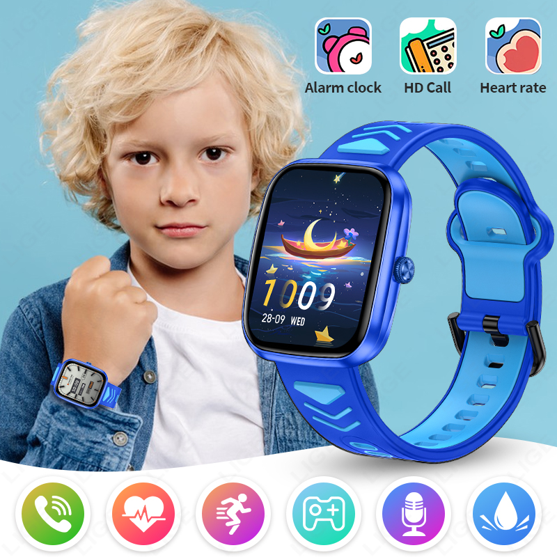 LIGE 2025 детские умные часы д – обзор и цена Smartwatch Watches For 12 Year Old Boy