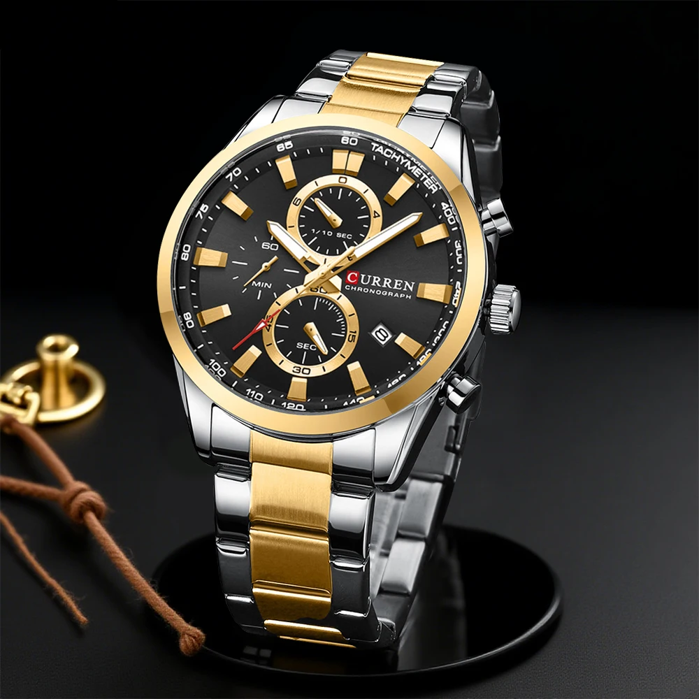 CURREN повседневные кварцевые  – обзор и цена Analog Quartz Watch