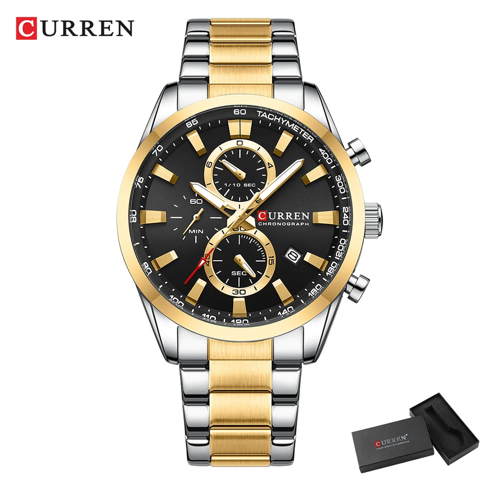 CURREN повседневные кварцевые  – обзор и цена Analog Quartz Watch