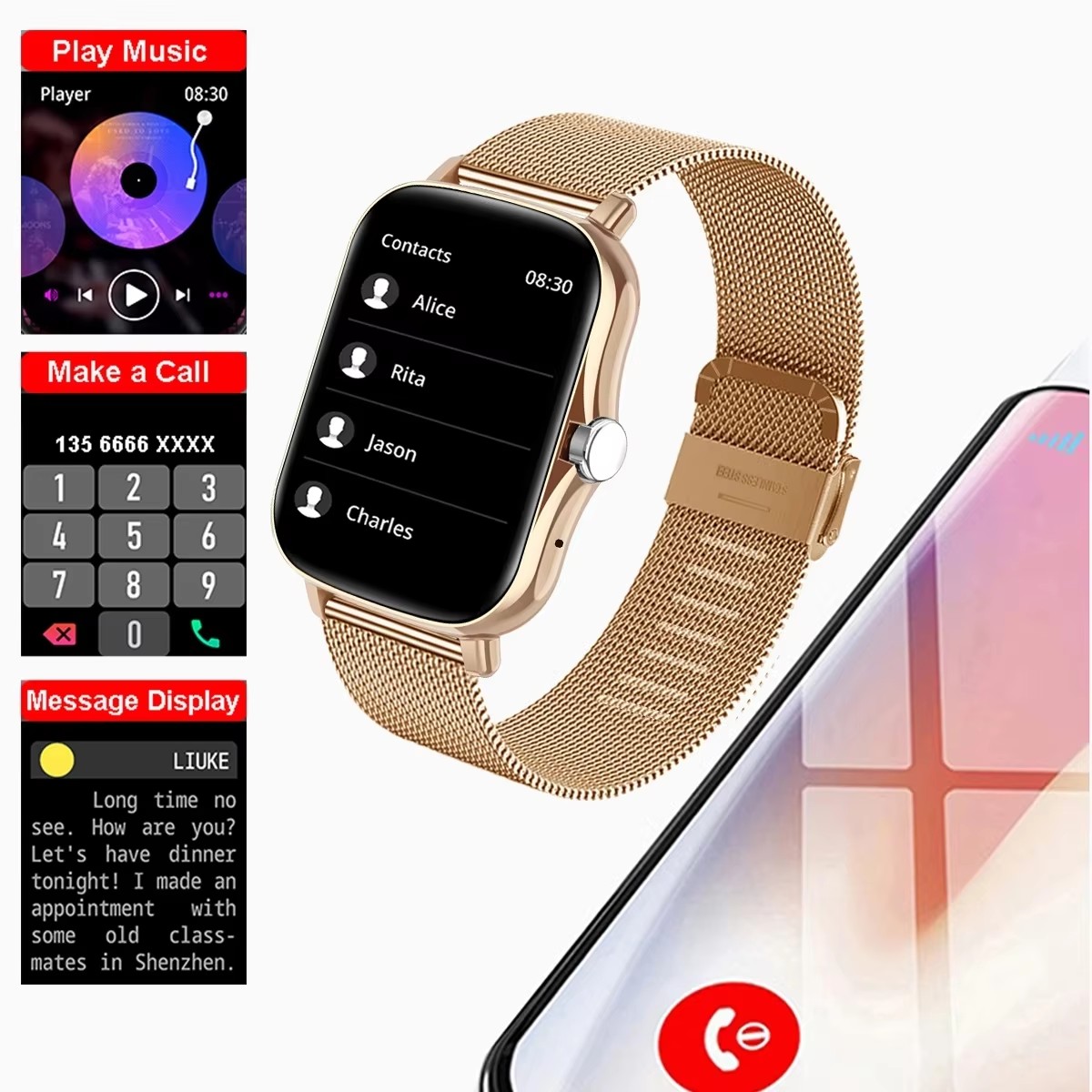 Новые многофункциональные смар – обзор и цена Smartwatch Sports Watches For Women