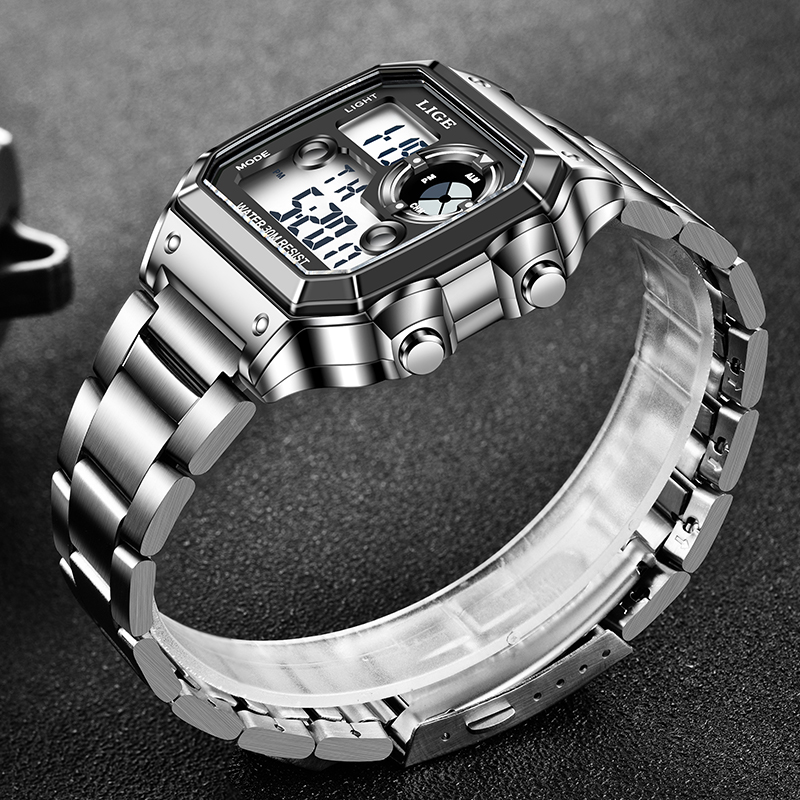 Мужские часы LIGE: модные, пов – обзор и цена Analog Quartz Watch