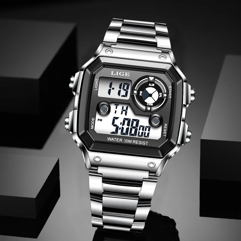 Мужские часы LIGE: модные, пов – обзор и цена Analog Quartz Watch