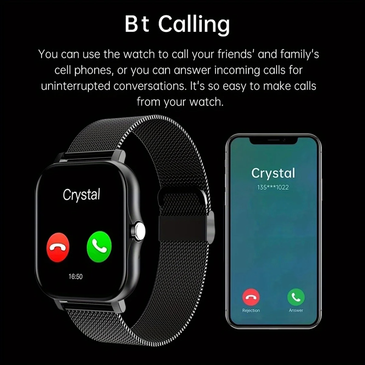 Смарт-часы для Android IOS, ча – обзор и цена Smartwatch Sports Watches For Women