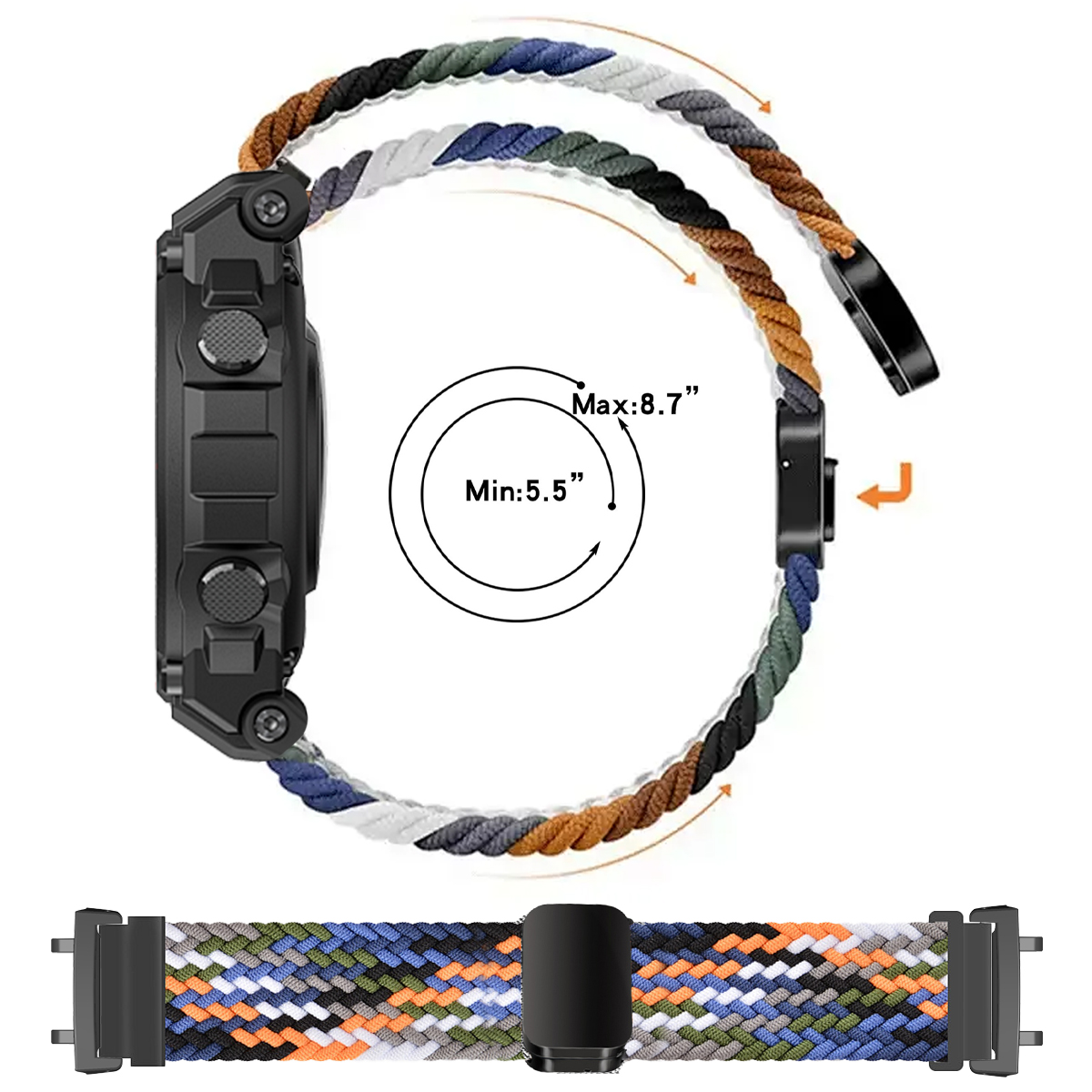 Плетеный ремешок-петля для Hua – обзор и цена Smartwatch Watches Amazfit