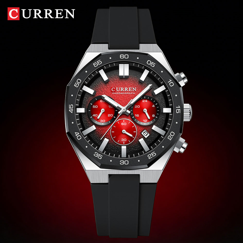 Мужские спортивные часы CURREN – обзор и цена Analog Quartz Watch