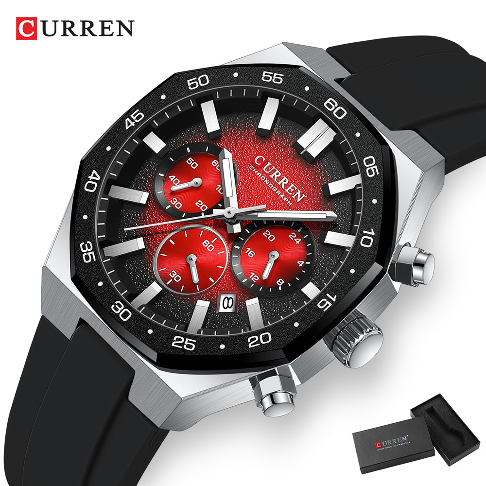Мужские спортивные часы CURREN – обзор и цена Analog Quartz Watch