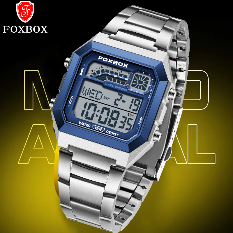 Мужские цифровые часы FOXBOX F – обзор и цена Analog Quartz Watch