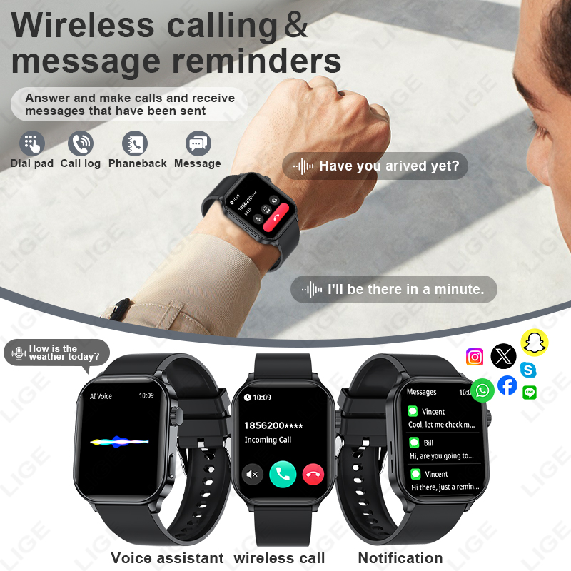 Оригинальные умные часы LIGE с – обзор и цена Smartwatch Watches For Women Brands